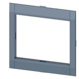 Cover frame 104.6x 84.7 mm (WxH) accessory for: circuit breaker 3-pole