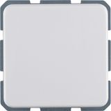 SCHUKO soc. out. hinged cover, splash-proteced flush-mtd IP44, p. whit