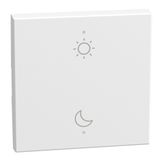LIGHT NOW KEY COVER DAY-NIGHT 2 MODULE MATT WHITE