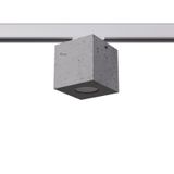 3-PHASE QUAD CONCRETE RAIL CEILING LAMP GU10 4000K 7W 530LM WHITE