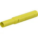 4 mm plug, screw connection, 2.5 mm², CAT II/CAT III, yellow, 66.2047-24