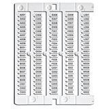 Terminal label 10x5mm, white, for IK6 terminals