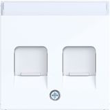 KeyStone 2-way central panel, dust protection, text field, A.x/C.x white glazing.