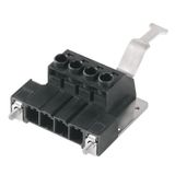 PCB plug-in connector, male plug, 7.62 mm, Number of poles: 6, 180°, Clamping yoke connection, Clamping range, max. : 6 mm², Box