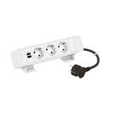 ON DESK 3 PC SCH USB AC CORDON
