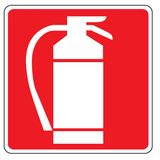 Fire sign - Al - Dimensions: 120x120 mm