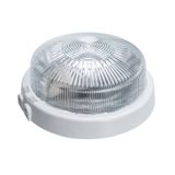 RIVA, E27 with micorowave motion sensor, 25W, black-polypropylene, 2xcable glands, cover transparent-glass, IP44