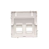 Touch panel 3 modules, Modul 1: 2 vertical touch fields, Module 2: 2 horizontal touch fields, Module 3: 2 vertical touch fields, Fixing: horizontal, White pearl