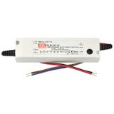 PLN-20-36 Led driver, PFC 19W, 36V, 0.55A CV+CC, MEAN WELL
