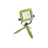 LED floodlight with rechargeable battery ALLEDO, 20 W, 1600 lm, 6400 K, USB 5V/1A, RA>80, IP54, 120°, green