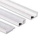 Built-in aluminum profile VE 24x10mm Whitey diffusion 2m