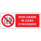Prohibition sign - Al - 330x125 mm