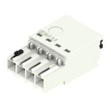 PCB plug-in connector, female plug, 3.50 mm, Number of poles: 4, 180°, PUSH IN with actuator, Clamping range, max. : 1.5 mm², Box