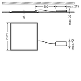 Recessed luminaires Valineo MultiLumen 4 Prisms White square ETDD 34W 4600lm Wide reduced glare UGR19 (W19) IK03 3 SDCM 8423251