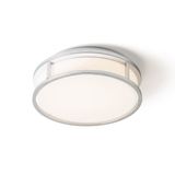GRANDE LED 25 ceiling opal-colored glass/chrome 230V LED 12W IP44 3000K