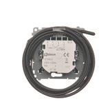 Single shielded computer socket RJ45 category 6 with anti-dust cover, (module), Gold matt, metalic