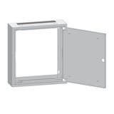 Wall-mounted frame 2A-12 with door, H=640 W=590 D=180 mm