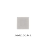 End cap for PA1 without hole, silver color, 1pc