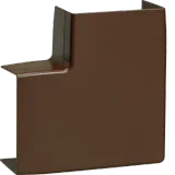 Flat angle Hager tehalit. LF 57×30mm brown IP30