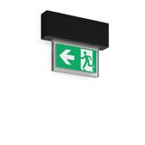 HALYXX, 3,7 W, black, on/off Wall luminaires, L 233 B 40 H 180, CBS, S