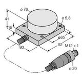 Inductive Sensor With Increased Temperature Range   NI40-CQ80/S1102 5M