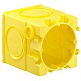 Conc. constr. B² one-gang junction box without plaster skin