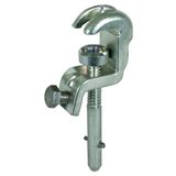Universal clamp D 20/25mm T 15mm a. round /flat conduc. up to 20mm w. 