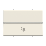 Push-button, NO, SP with bell symbol - 3M - White