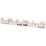 EVG-16/3X1PHAS/6MODUL/HI EV busbars 3Ph., 8.5HP, for auxiliary contact unit