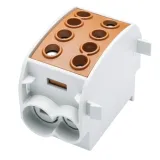 SCB 70 Branch distribution block Al/Cu 80310 SIMBLOCK brown