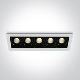 WHITE 5x2W WW IP20 700mA DIMMABLE
