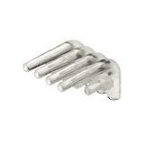 PCB plug-in connector, Accessories, Flood-light display, Transparent, Number of poles: 8