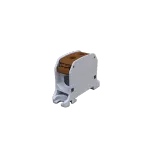 STB 50 Rail-mounted terminal block Al/Cu 87310 SIMBLOCK brown