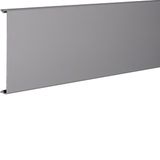 Lid made of PVC for slotted panel trunking BA6 120mm stone grey