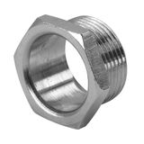 Adapter, nickel-plated brass, M25x1.5