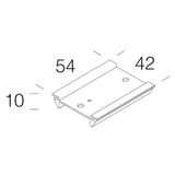KNIFE SWITCH SUPPORT FOR TRACK 6030 BLAC