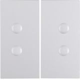 Rocker 2gang, S.1/B.3/B.7, p. white, matt, plastic