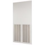 XTSZRV4-W1000 Rearwall, ventilated, HxW=2000x1000mm, IP42, grey