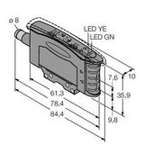 Photoelectric Sensor Photoelectric Sensor for Plastic Fibers   D10AFPYQ