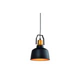 Ceiling fixture MONROE,6958,AC220-240V,50/60Hz,1*E27, IP20, Diameter 22 CM,single,black/gold