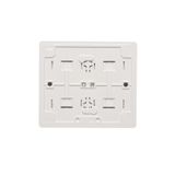 Two-way switch, (module), 16AX, Screw, Silver matt, metalic