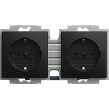 Schuko® Socket Outlet 2-gang