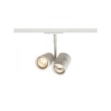 BEEBA II for 1-circuit tracks white 230V LED GU10 2x8W