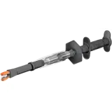 Clamp test probe, black, max. 20 mm, L 219 mm, CAT III, socket 4 mm, 66.9266-21