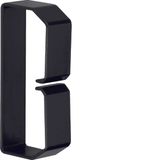 Cable retaining clip made of PVC for LKG 50x100mm black