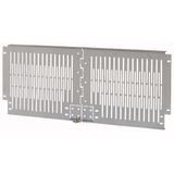 XTPPCUV3-H275W800 Partition, ventilated, for power feeder, HxW=275x800mm