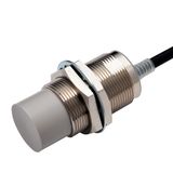E2EN2130C Proximity sensor, inductive, nickel-brass, short body, M30, unshielded, 18 mm, DC, 3-wire, PNP NO, IO-Link COM3, 2 m robotic cable E2EN2130C