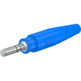 6 mm plug, crimp connection, 10 mm², blue, 15.0001-23