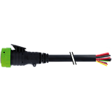 ISOBUS male with cable PUR 2x10+2x2,5+1x4x0,5 bk 8m