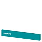 SIVACON, trim strip, W: 400 mm, above the door with Siemens logo, petrol